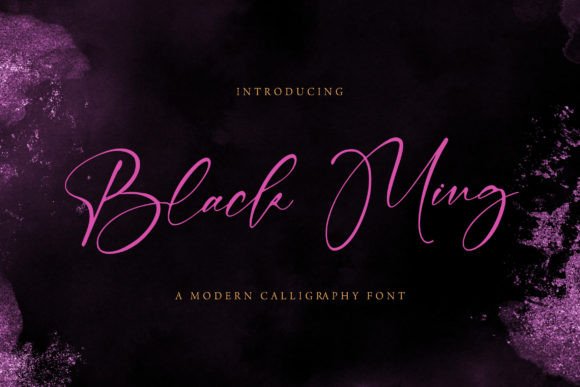 Black Ming: The Handwritten Font for Scroll-Stopping Marketing