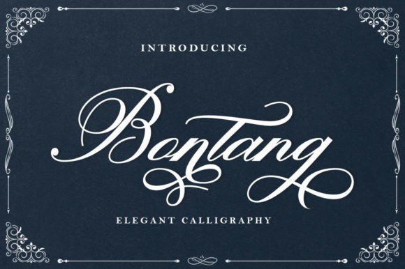 Bontang: A Dazzling Script Font