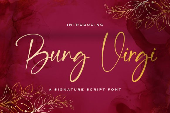 Bung Virgi: The Handwritten Font for Scroll-Stopping Marketing