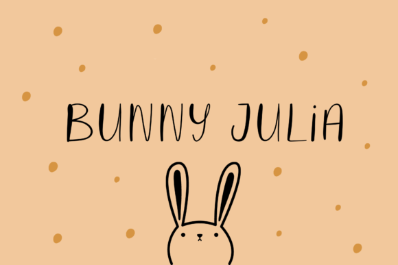 Bunny Julia: A Quirky Handwritten Font for Digital Brands