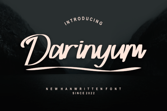 Darinyum: A Modern Handwritten Typeface for Web Design