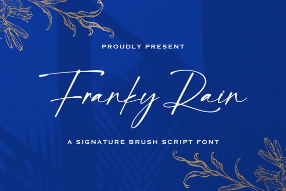 Franky Rain: A Delicate Handwritten Font for Web Design