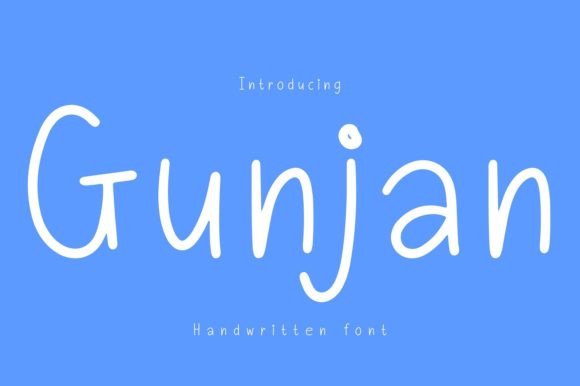 Gunjan Font Review: A Handwritten Typeface for Small Business Branding