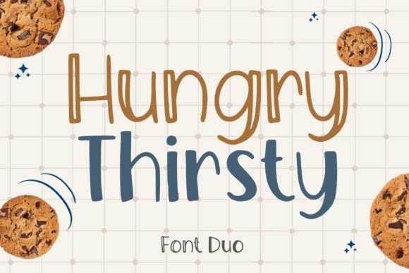 Hungry Thirsty Duo: The Perfect Handwritten Font for Crafters