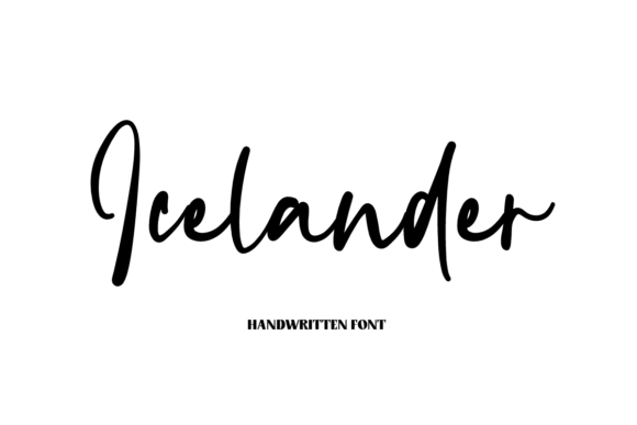 Icelander: A Modern Handwritten Font for Web Design