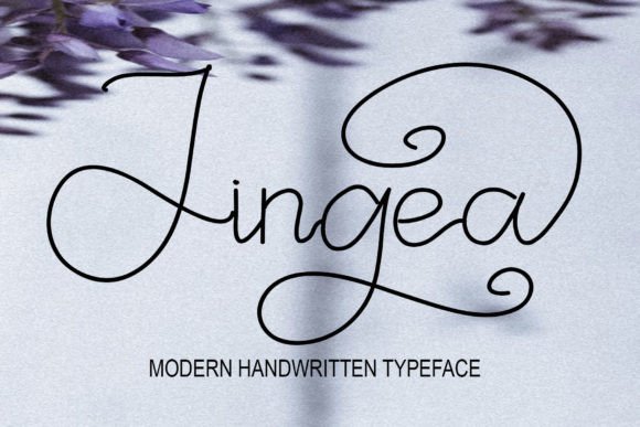 Jingea: The Handwritten Script Font for Crafters