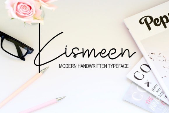Kismeen: A Handwritten Typeface for Modern Web Design