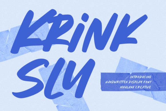 Krinksly: A Quirky Handwritten Font for Brand Identity