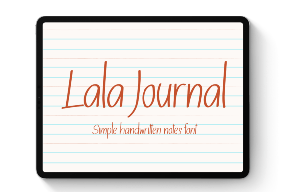 Lala Journal: A Handwritten Font for Modern Web Design