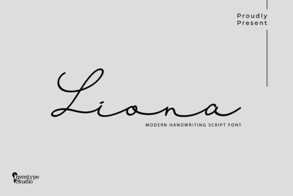 Liona: A Handwritten Typeface for Modern Web Design