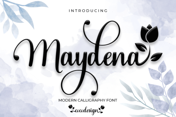 Maydena: A Modern Script Typeface for Digital Branding