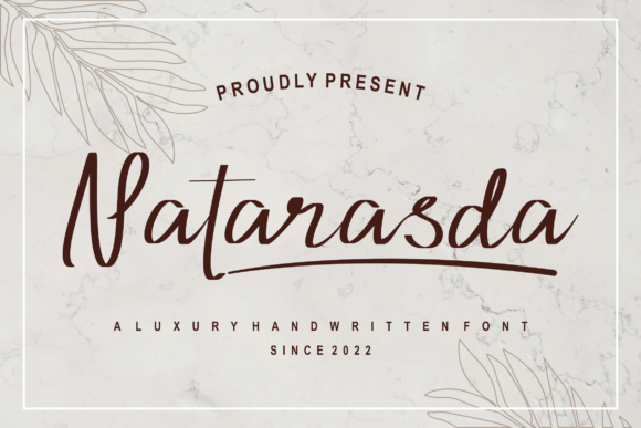 Natarasda: The Handwritten Font That Elevates Campaigns
