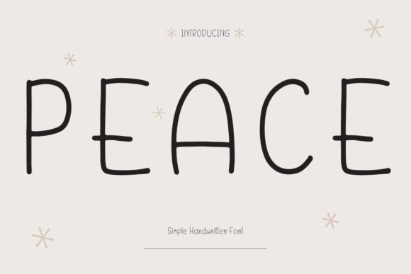 Peace Font: A Skinny Handwritten Typeface for Web Design