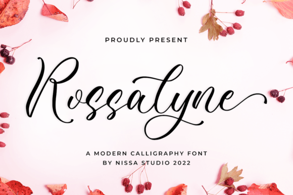 Rossalyne: A Designer's Take on Modern Script Elegance