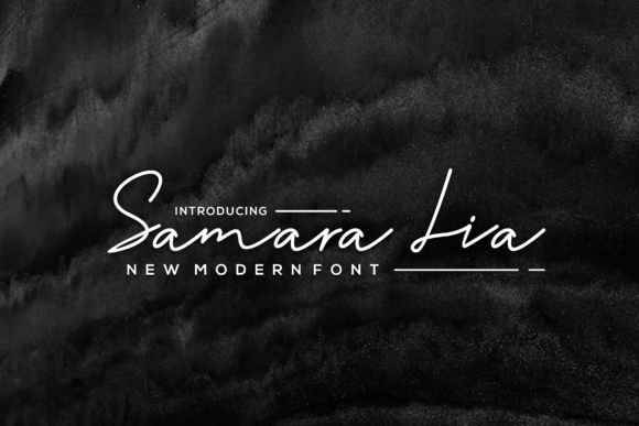 Samara Lia: A Modern Script Font for Web Design
