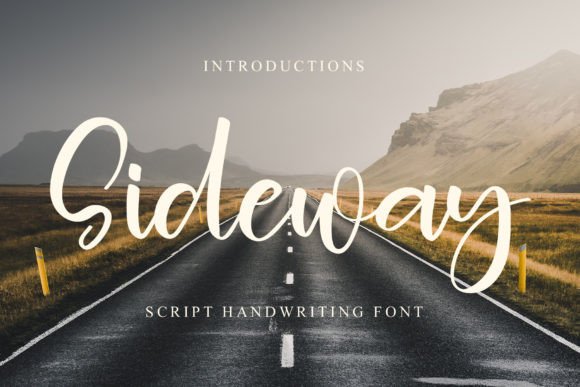 Sideway Font: A Handwritten Typeface for Polished Branding