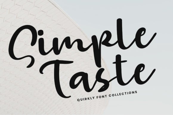 Simple Taste Font Review for Modern Web Design