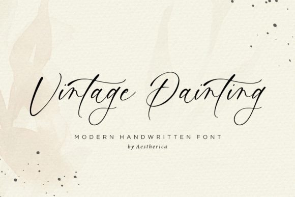 Vintage Painting Font: Elevate Your Brand Visuals